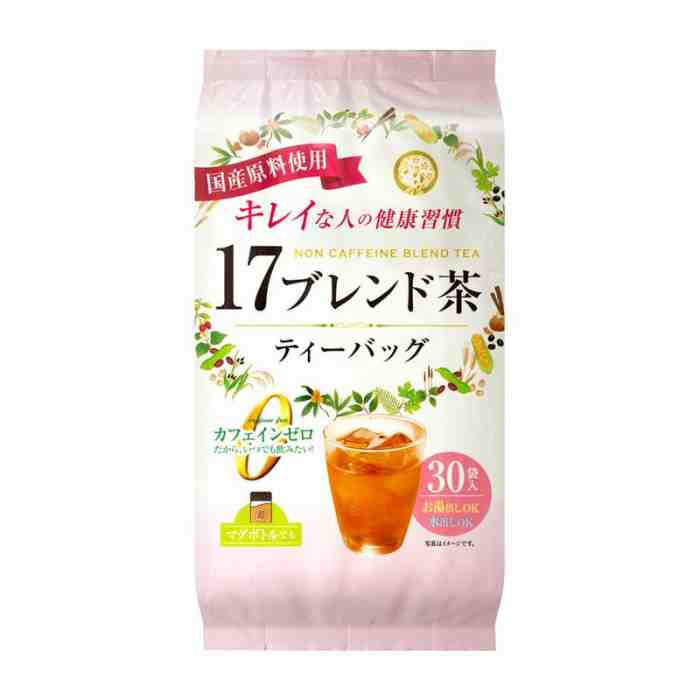 宇治森徳 17ブレンド茶 ティーバッグ (6g×30P)×20袋(支社倉庫発送品)